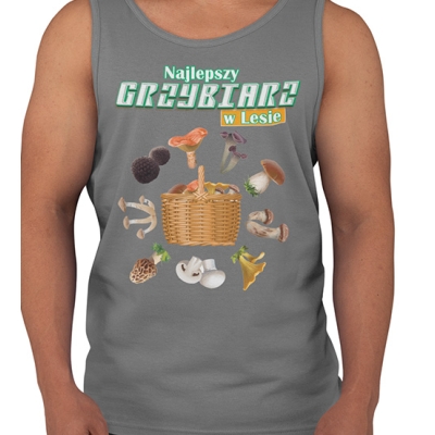 TANK TOP grzyby  NAJLEPSZY GRZYBIARZ